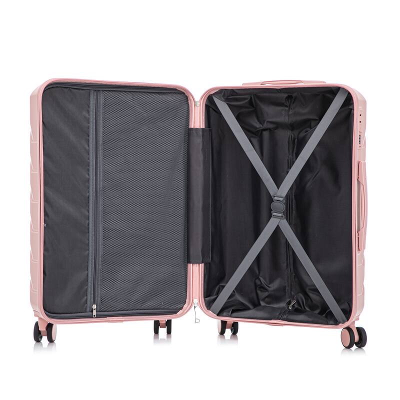 Three pcs/set in ABS Spinner Wheel Luggage