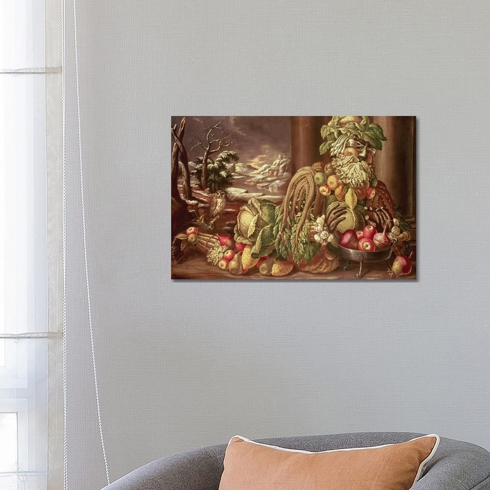 iCanvas "Winter" by Giuseppe Arcimboldo Canvas Print