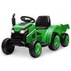 preview thumbnail 13 of 22, Kids Ride on Tractor with Trailer Green