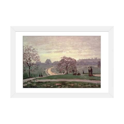 iCanvas "Hyde Park" by Claude Monet