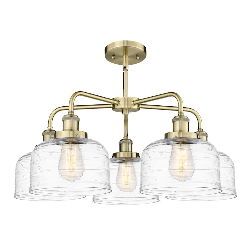 Innovations Lighting Bell - 5 Light 26" Stem Hung Chandelier