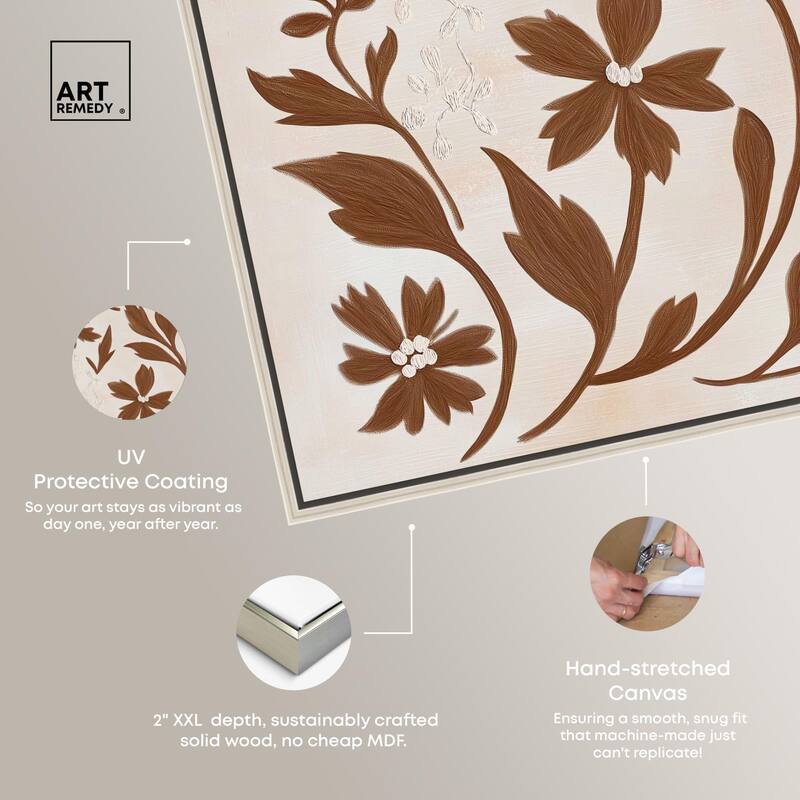 Sepia Sepal II Canvas by Art Remedy