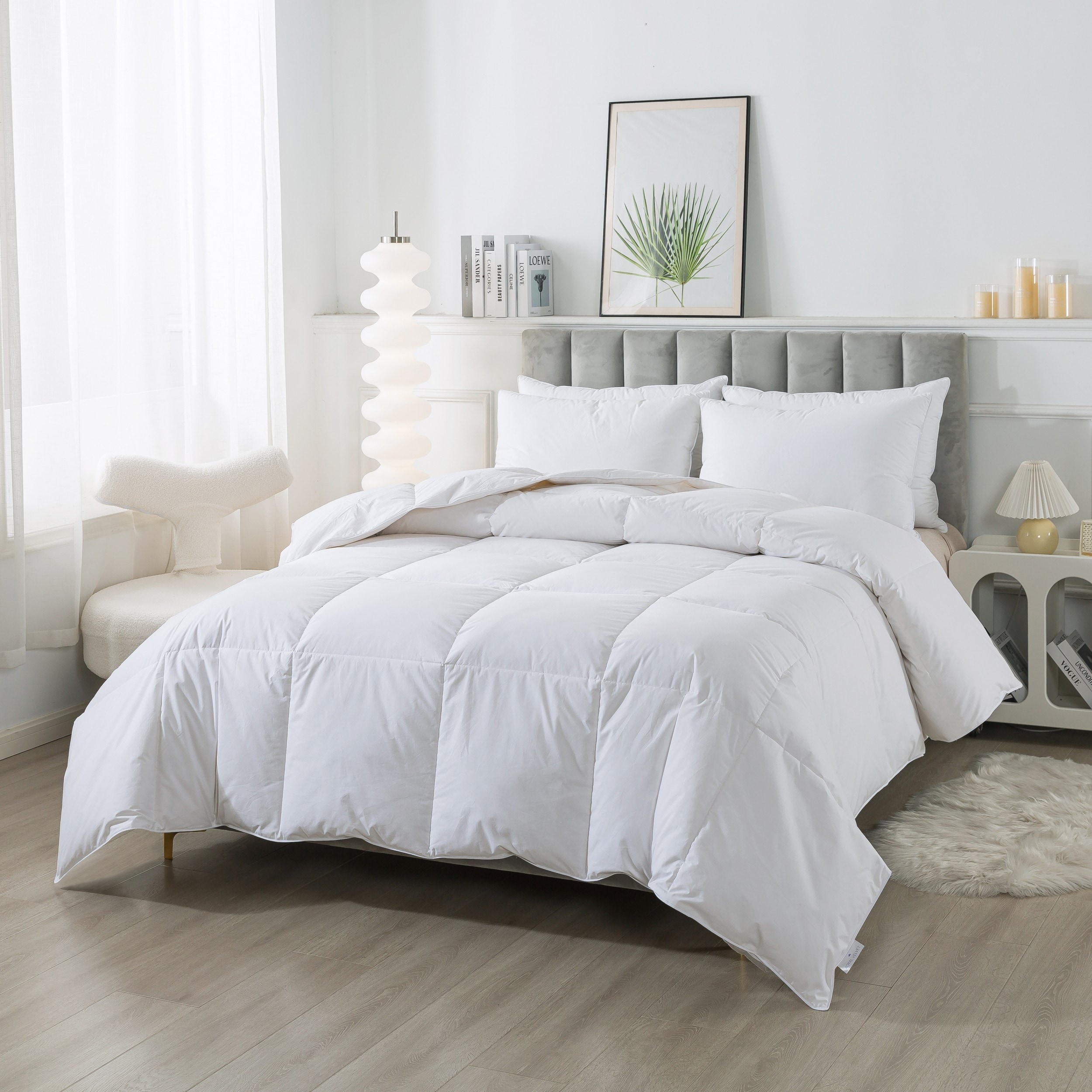 Eddie Bauer Oversized All Seasons Down Alternative Comforter Duvet Insert King