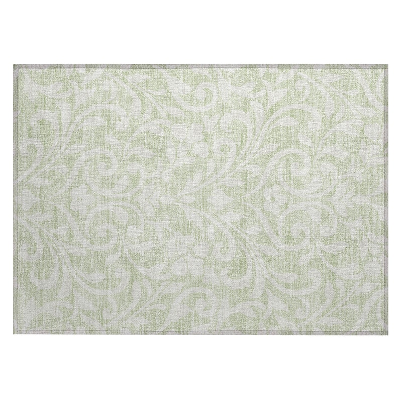 Machine Washable Indoor/ Outdoor Chantille Traditional Rug