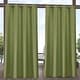 preview thumbnail 21 of 33, ATI Home Delano Indoor/Outdoor Grommet Top Curtain Panel Pair 54X108 - Kiwi Green
