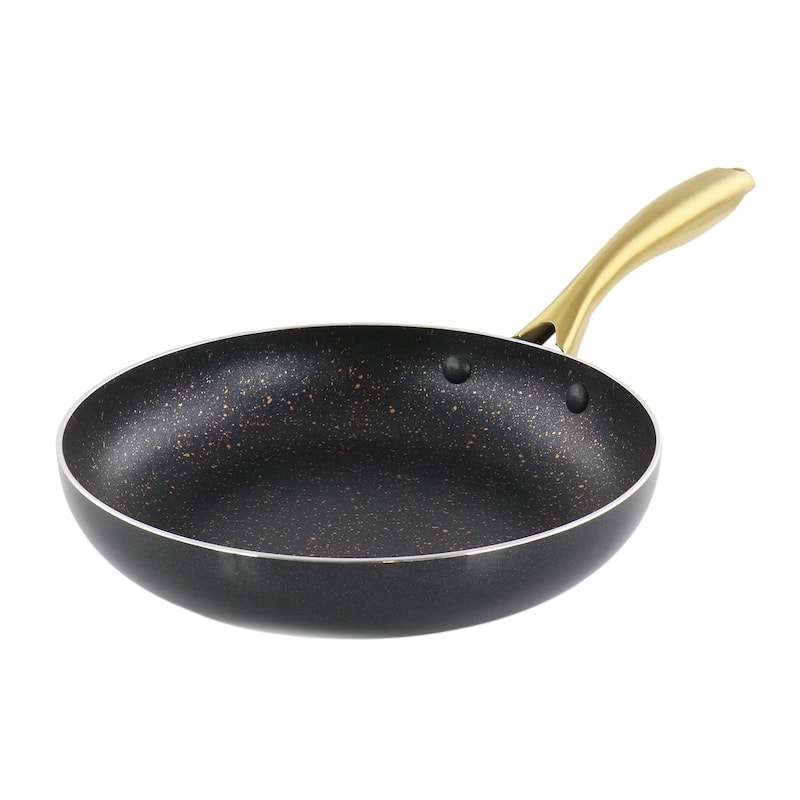 Gibson Home Ellsworth 12 Inch Aluminum Nonstick Frying Pan - Yellow