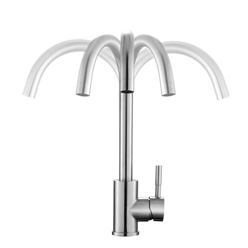Modern Commercial Solid Brass Single Handle Bar Kitchen Sink Faucet
