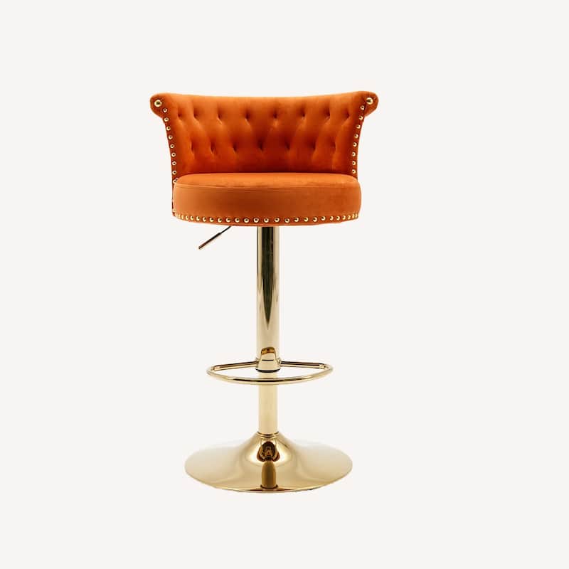 Set of 2 Adjustable Counter Height Chairs