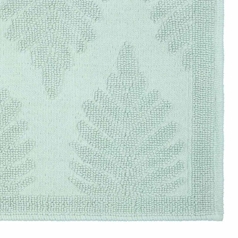 Martex Restore Fern Ogee 100% Reversible Bath Rug