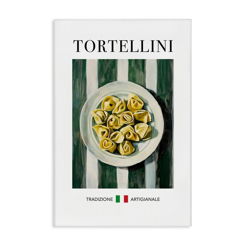 Stupell Traditional Tortellini Pasta Canvas Wall Art Design By Andreas Magnusson - 20 x 30