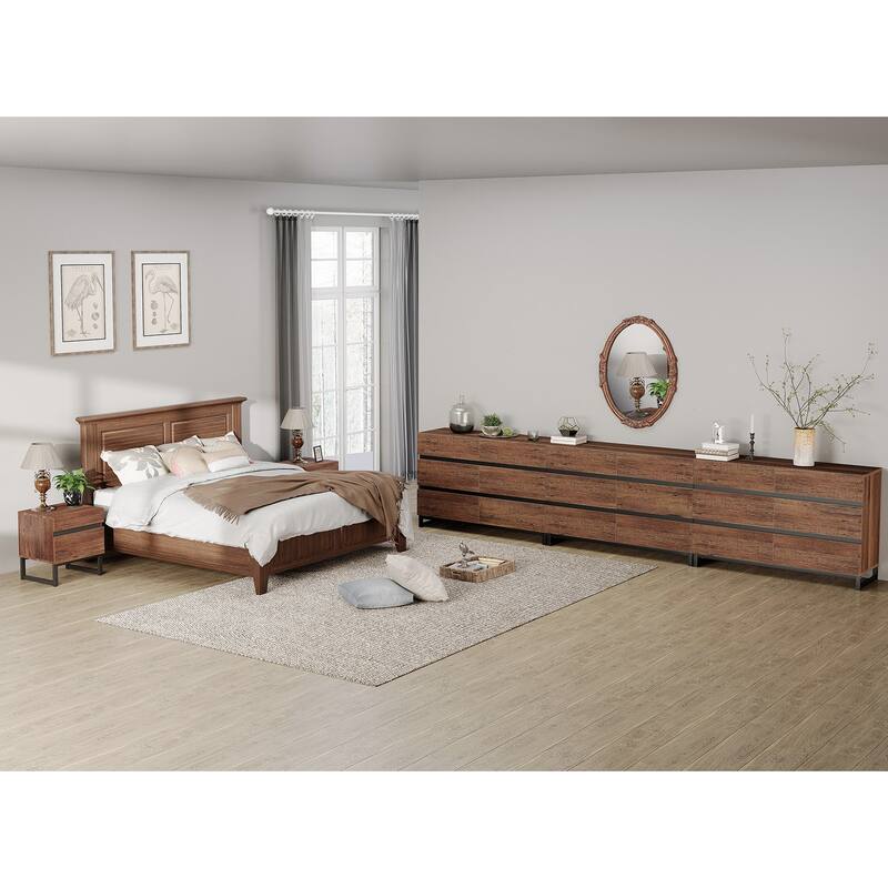 3-Piece Bedroom Furniture Set,Dresser & Chest With 18 Drawers for Bedroom, Bedroom Furniture Set