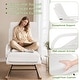 preview thumbnail 2 of 14, Javlergo Nursery Rocking Chair Upholstered Modern Rocking chair with Wingback & Armrest Tall Back Accent Glider Rocker Chairs