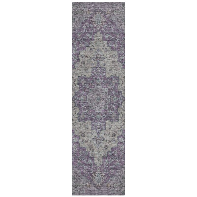 Machine Washable Indoor/ Outdoor Traditional Karachy Chantille Rug