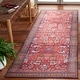 preview thumbnail 4 of 16, SAFAVIEH Tucson Laverne Transitional Machine Washable Rug 2'6" x 10' Runner - Rust/Navy - Runner