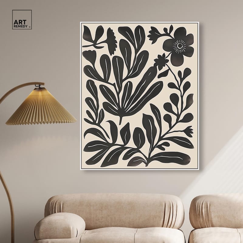 Ebony Eden Essence II Canvas by Art Remedy