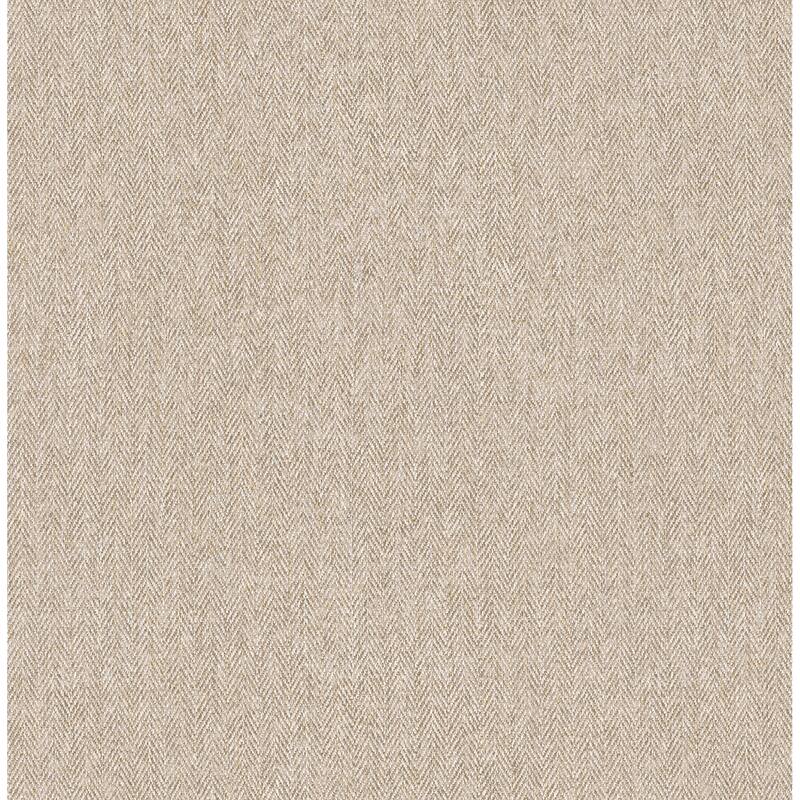 Herringbone Neutral Tweed Wallpaper