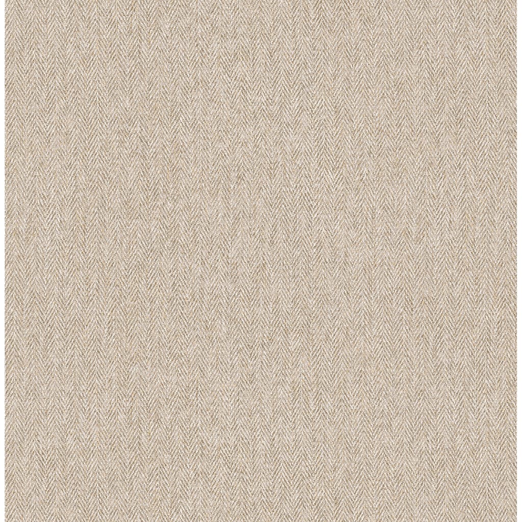 Herringbone Neutral Tweed Wallpaper