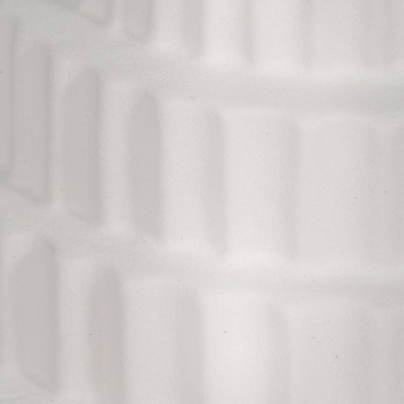 Sagebrook Home Textured Staggered Vase, White