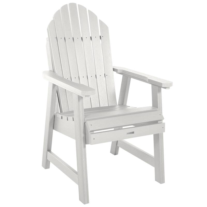 Hamilton Eco-friendly Deck Chair - Dining-height - White