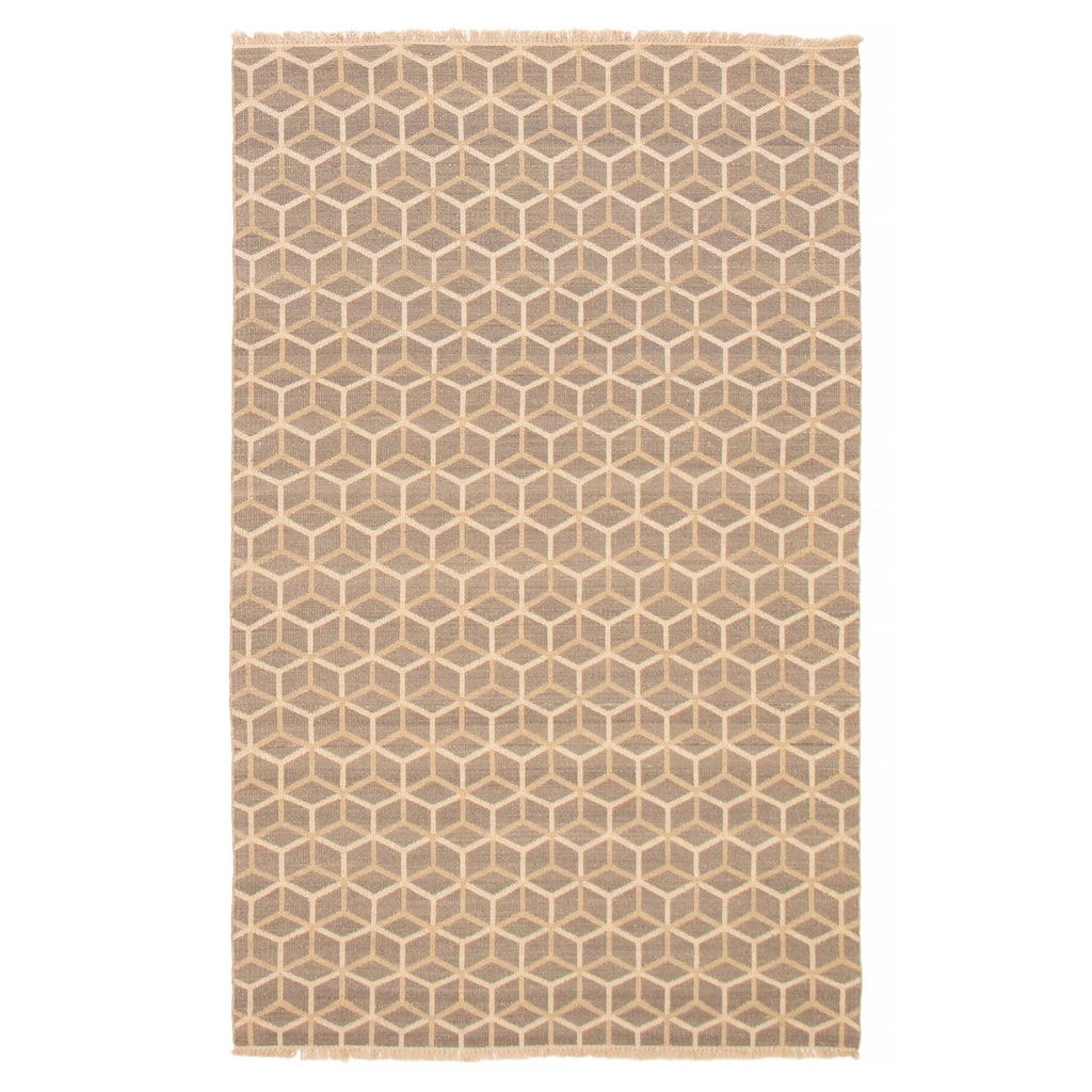 Ankara FW Grey Kilim 4'11" x 7'11" - 4'11 x 7'11