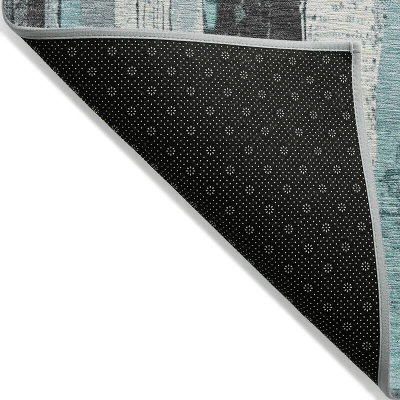HomeRoots Striped Transitional Rectangle Outdoor Rug