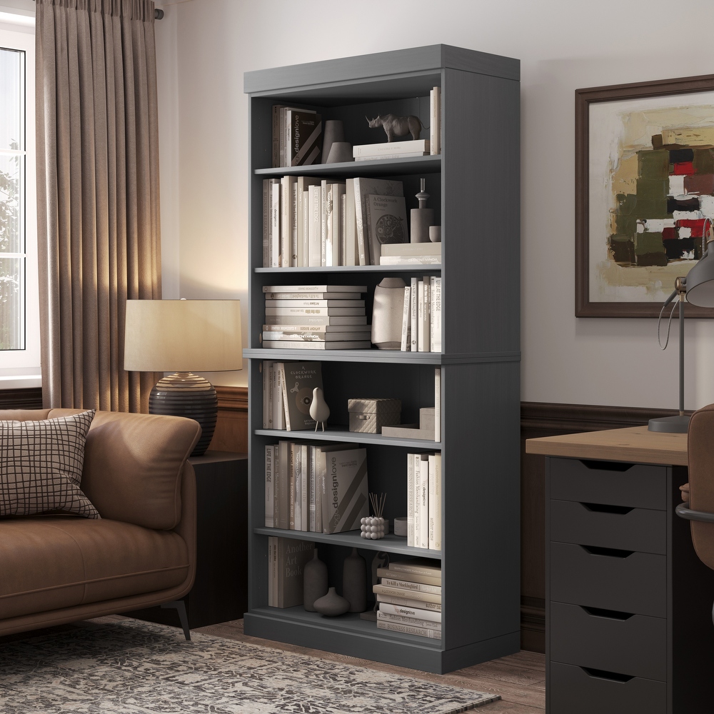 Grey modern bookcase cheap