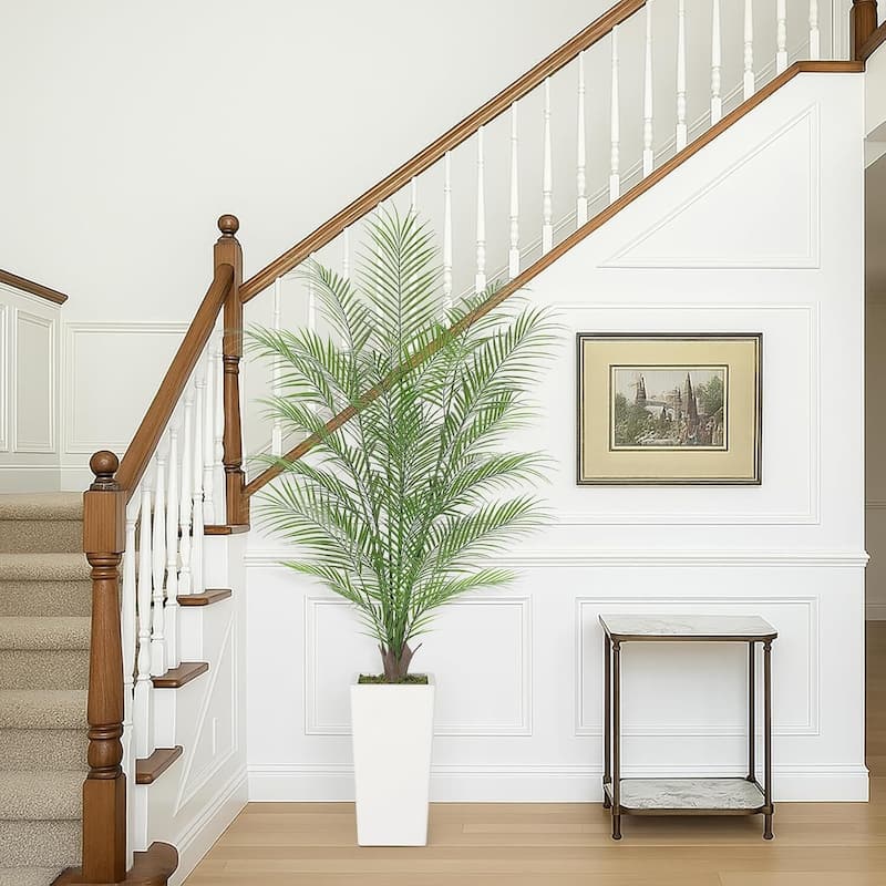 Faux Areca Palm Plants for Indoor Home Decor - 5 ft