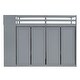preview thumbnail 17 of 18, Twin Size Loft Bed with Two-Tone Storage Stairs and Pull-Out Wardrobes