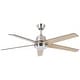 preview thumbnail 13 of 17, Vaczon 52" Brushed Nickel Modern Smart LED Ceiling Fan Reversible DC Motor with App and Remote