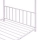 preview thumbnail 24 of 22, Twin Size Metal House Platform Bed with Solid Metal Legs