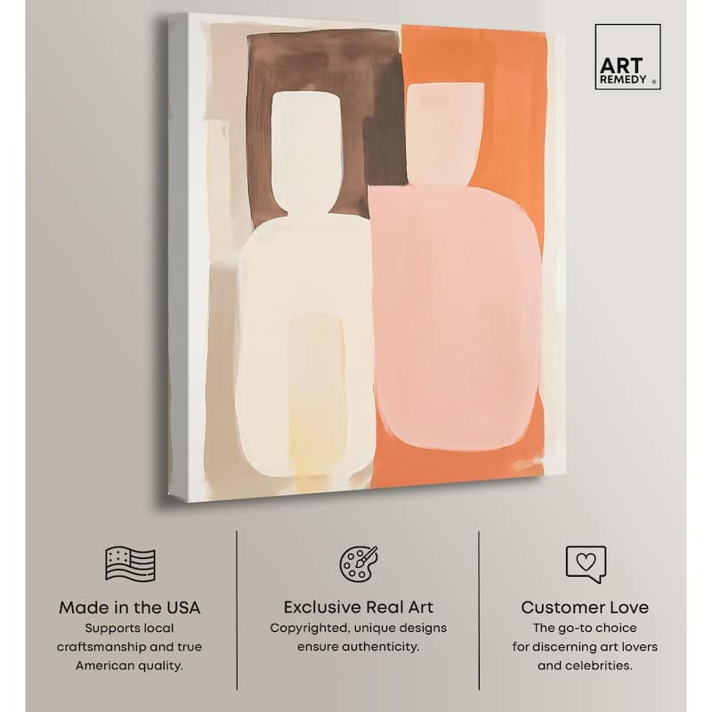 Tones of Restfulness II Canvas by Art Remedy, Gallery Wrapped