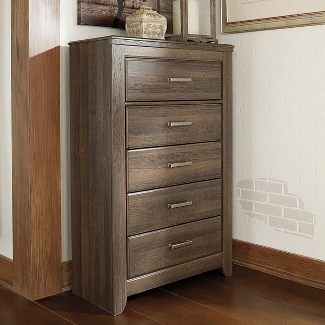 Signature Design by Ashley Juararo Brown Media Chest