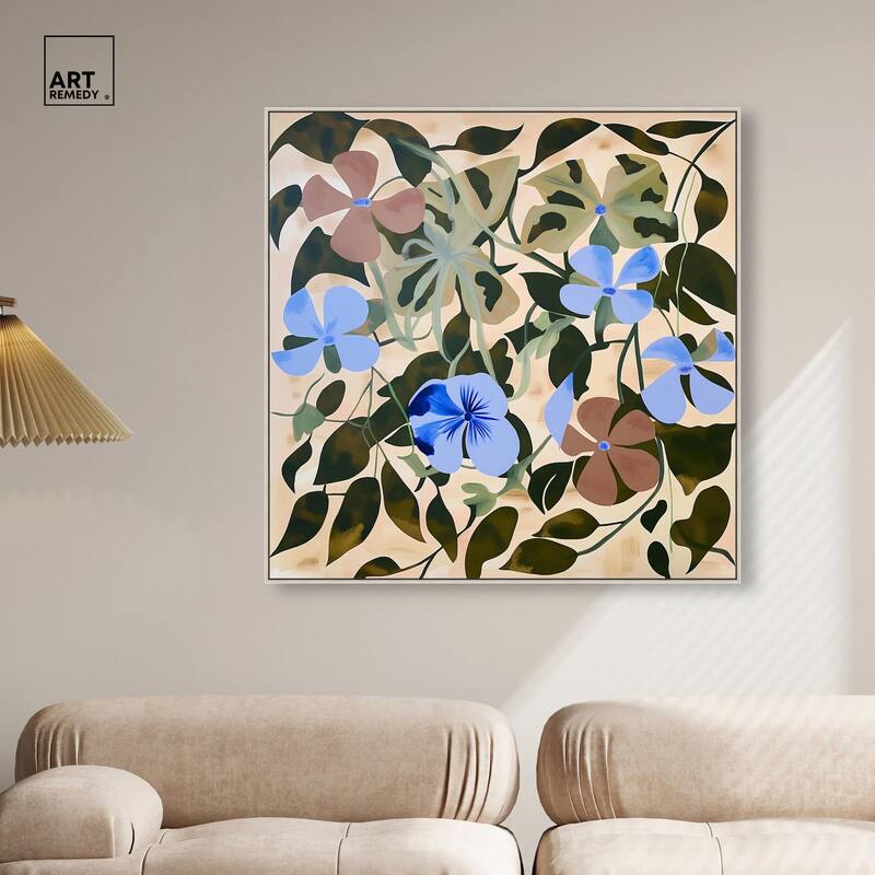 Rhythmic Blooms Canvas by Art Remedy