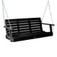 preview thumbnail 33 of 46, Highwood Weatherly 5-foot Eco-friendly Synthetic Wood Porch Swing Black