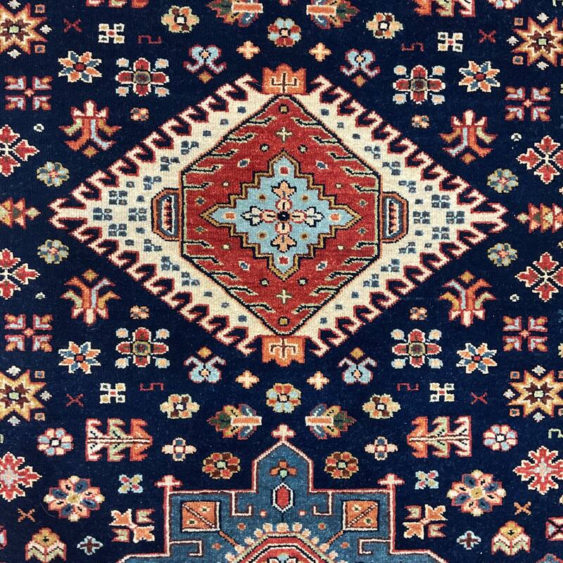 HERAT ORIENTAL Handmade Karaja Wool Rug - 4' x 6'1"