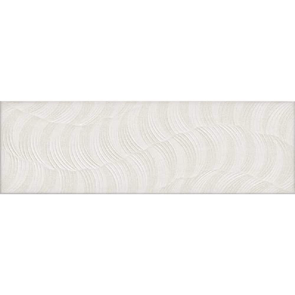 Apollo tile 12" x 36" Passage Matte White Ceramic Tile (15.93 sq ft/case) - 5 Pack