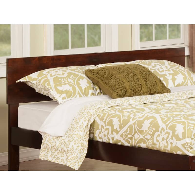 AFI Orlando Headboard with Attachable Charger - Walnut - Full