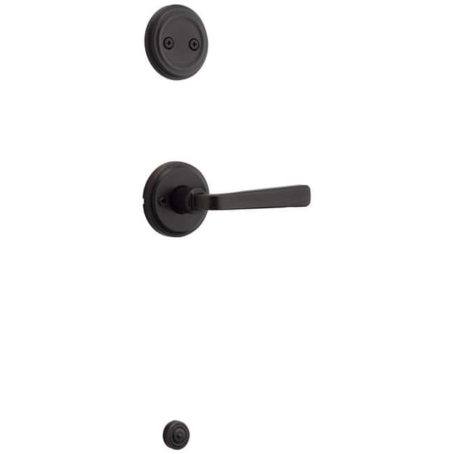 Kwikset 968TDL Trafford Lever Dummy Interior Pack with Round Rose for