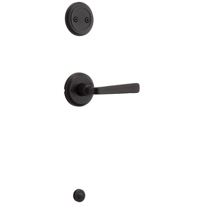 Kwikset 968TDL Trafford Lever Dummy Interior Pack with Round Rose for