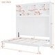 preview thumbnail 18 of 28, Queen Size Murphy Bed Wall Bed with Top Shelves & USB