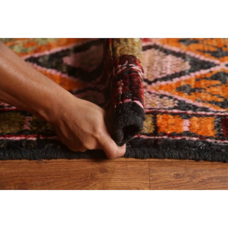 Trellis Moroccan Tribal Wool Area Rug Hand-knotted Living Room Carpet - 8'6" x 10'0"