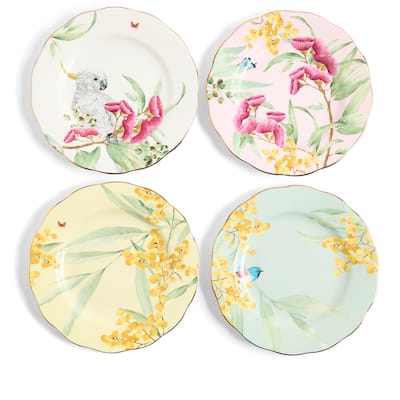 Royal Albert Miranda Kerr Australiana Plate 7.9in, Set of 4 - 7.9 in