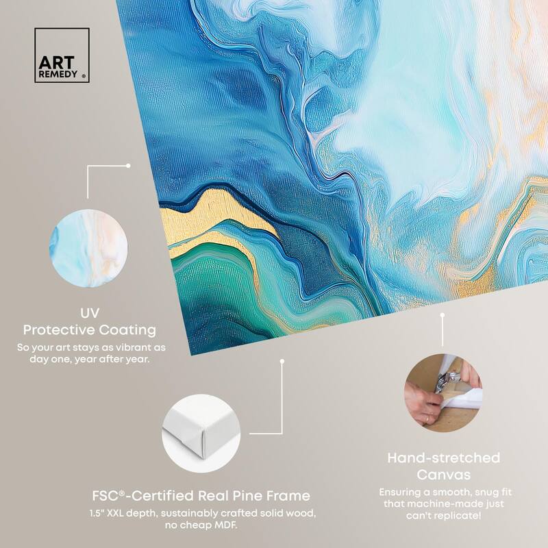 Visions Pastel II Canvas Set of 2 by Art Remedy, Gallery Wrapped