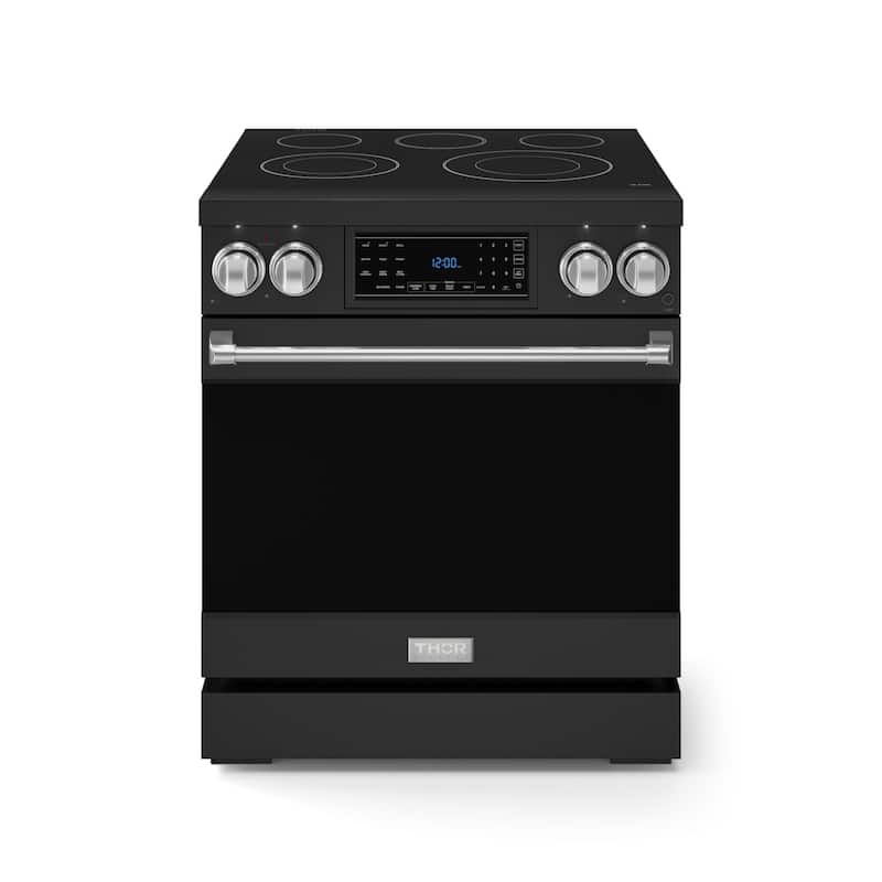 Thor Kitchen RSE30 Gordon Ramsay 4.5 Cu. Ft. Free Standing Electric - Matte Black / Stainless Steel