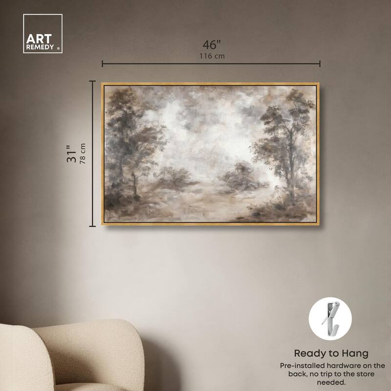 Veiled in Fog Canvas by Art Remedy