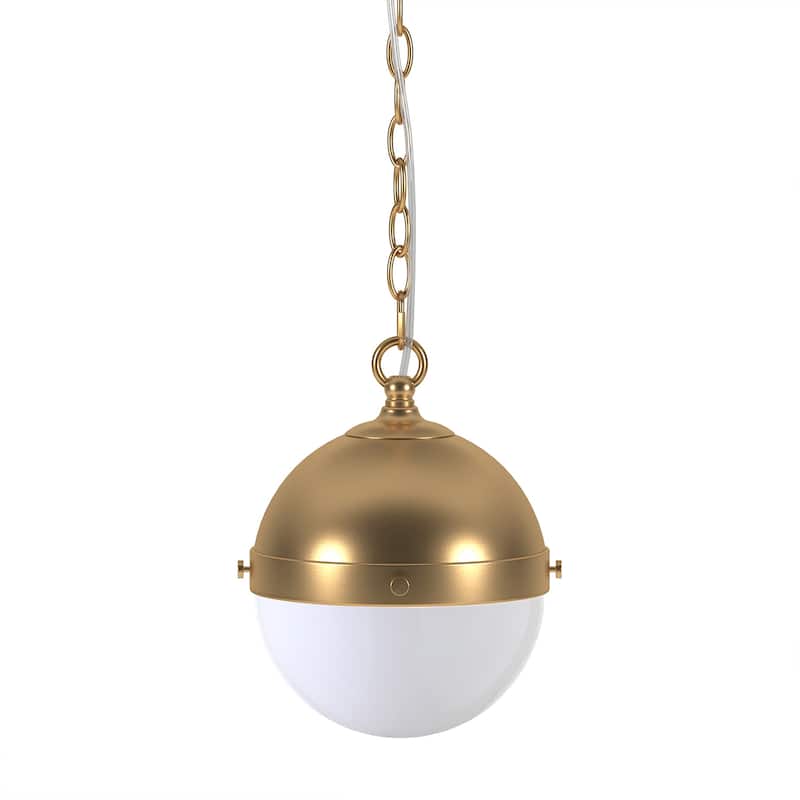 Aurora 9" Wide Pendant with Glass Shade - 9" Wide
