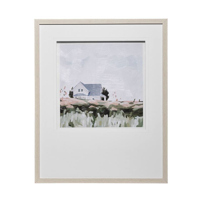 House on a Hill I Framed Art Print