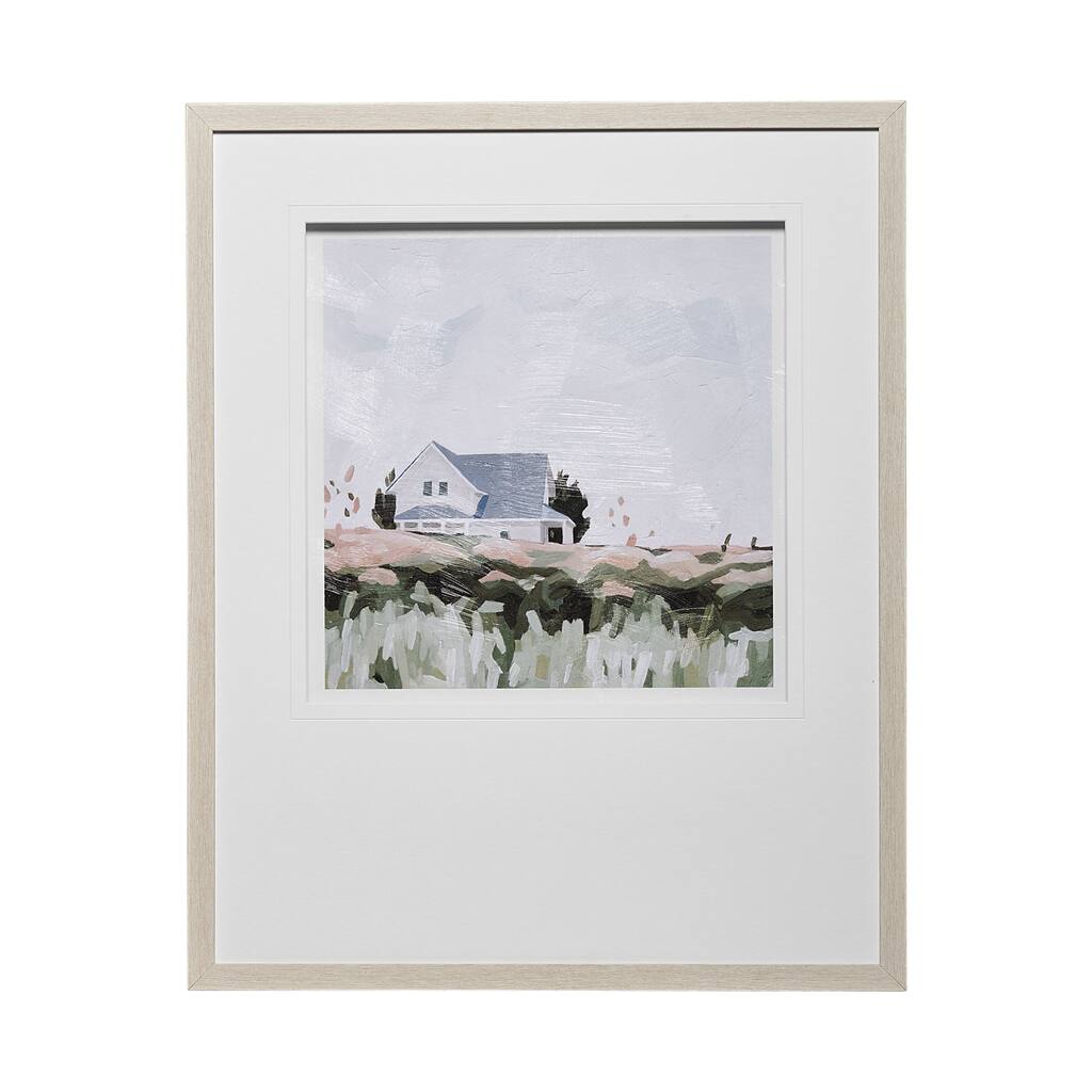House on a Hill I Framed Art Print