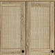 preview thumbnail 31 of 72, Rattan-Accented Wardrobe - Spacious Clothing Organizer with Style