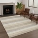 preview thumbnail 78 of 149, Machine Washable Indoor/ Outdoor Cabana Stripe Chantille Rug